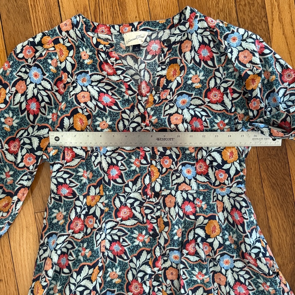 Universal Thread Floral Long Sleeve Dress - Multicolor - Picture 7 of 7